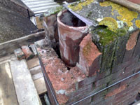 Damaged Chimney Stack